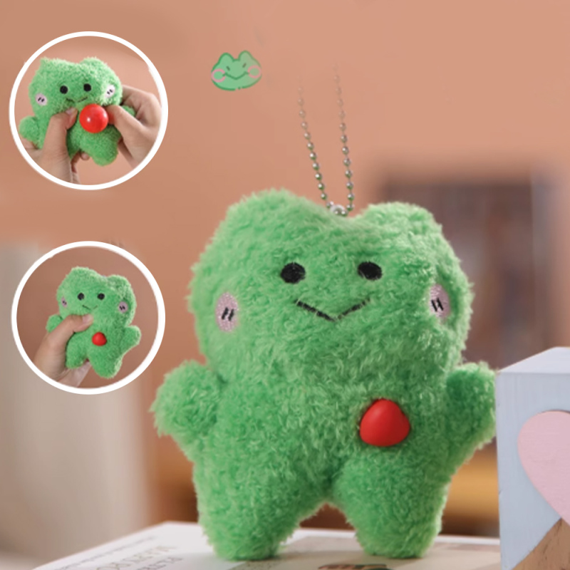 لعبة ضفدع سلسلة دقات القلب (أخضر)