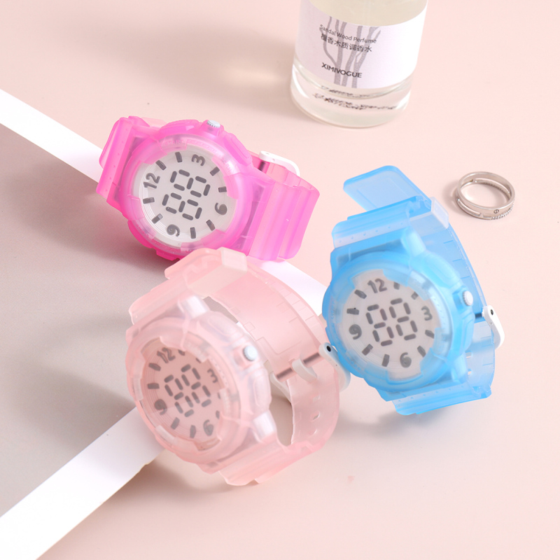 ساعة رياضية سلسلة الحلوى بإضاءة