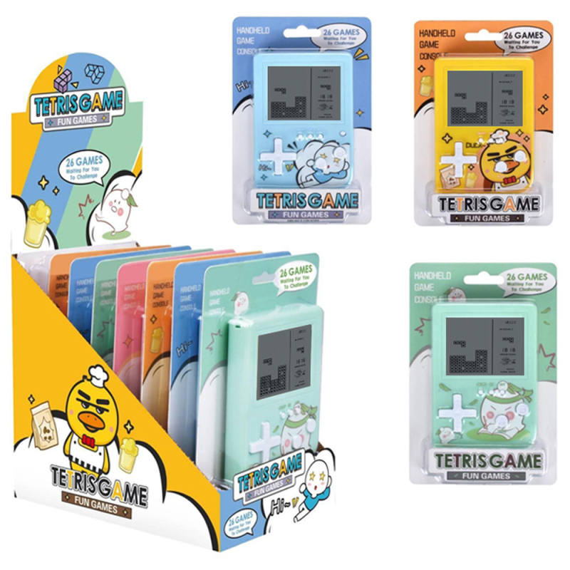 جهاز ألعاب تيترس رسومات مستقيمة