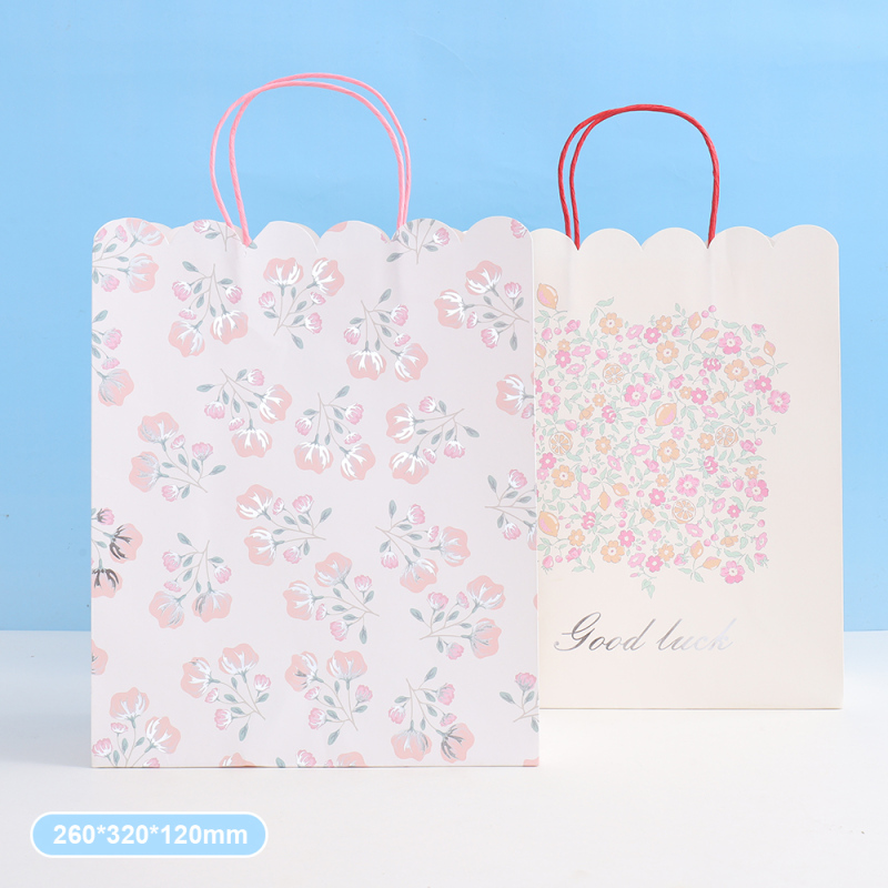 حقيبة هدايا محمولة سلسلة زهور الربيع (متوسطة)