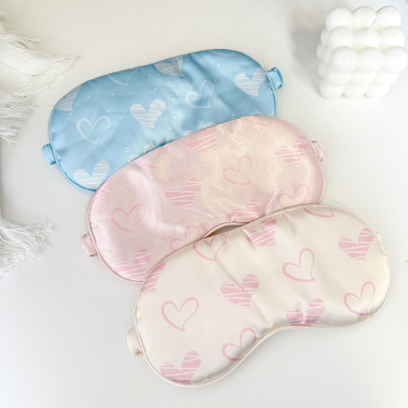 قناع نوم مريح بنقشة حب حاجب للضوء