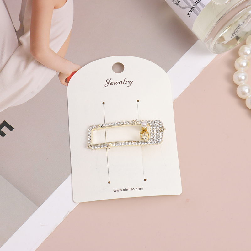 مشبك شعر معدني بط عريض #5