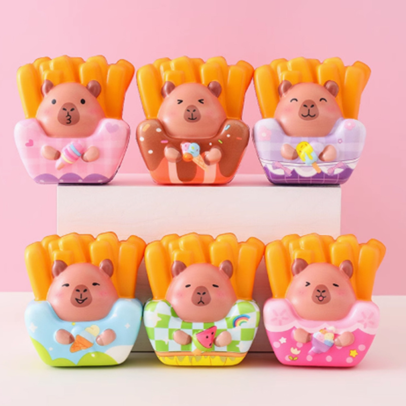 لعبة تخفيف التوتر بشكل آيس كريم الكابيبارا بارتفاع بطيء