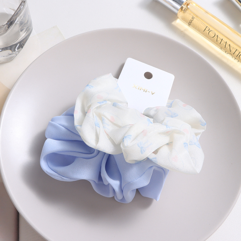 ربطات شعر كبيرة سلسلة الأزرق #03