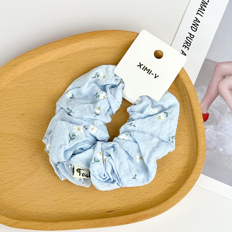 ربطات شعر كبيرة سلسلة الأزرق #05