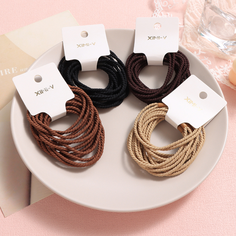 ربطات شعر بخيوط 8 قطع