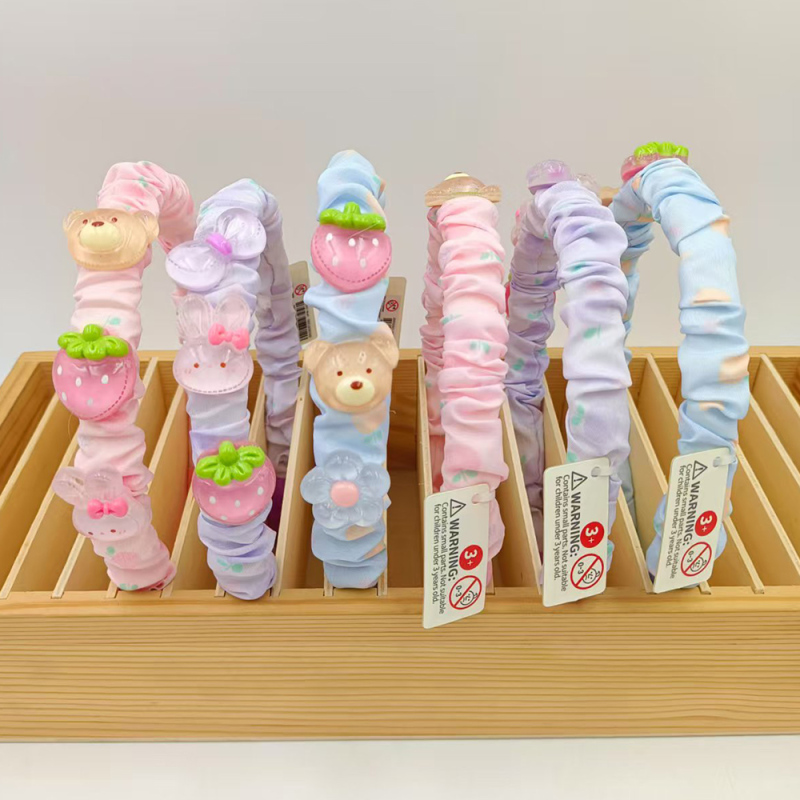 عصابة رأس كرتون قماش لطيف رقم 01