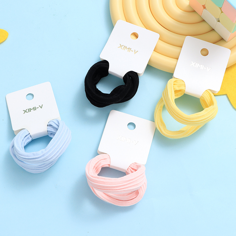 ربطات شعر أساسية ملونة 2 قطع #01