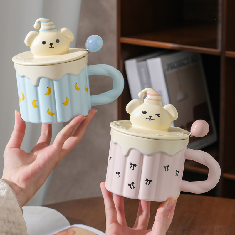 كوب سيراميك كلب الكريمة للمعجنات