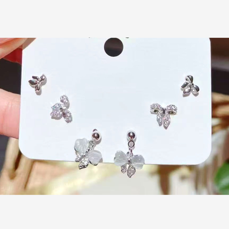 طقم أقراط رقيقة 3 أزواج رقم 94