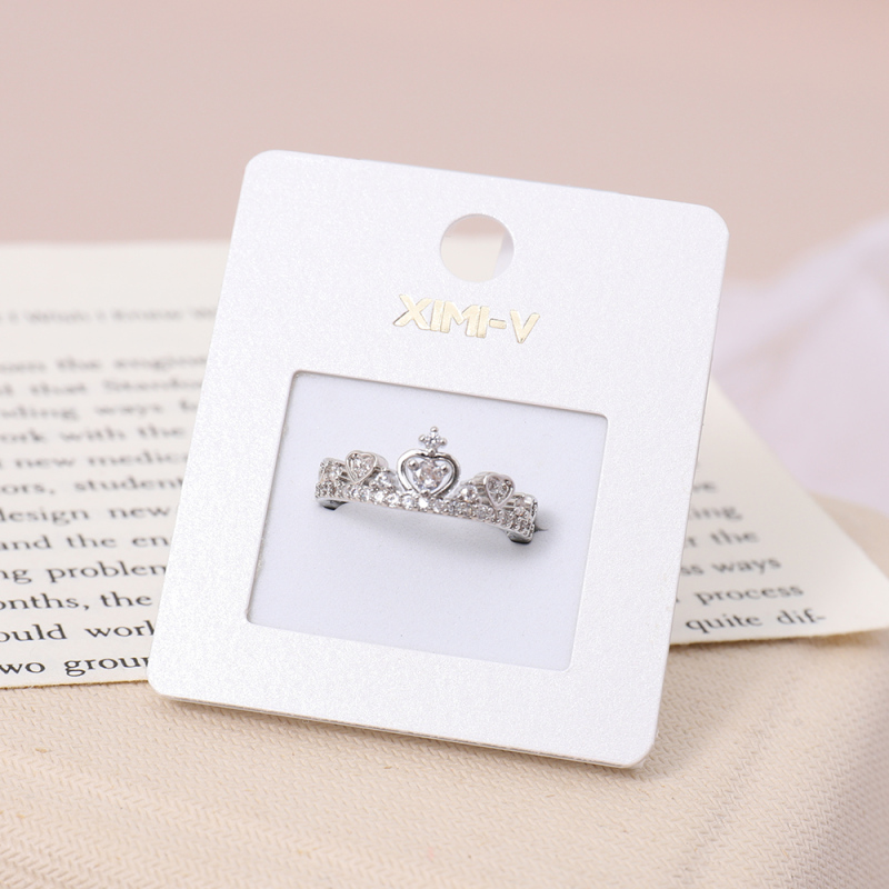 خاتم مفتوح ماس فاخر خفيف رقم 02