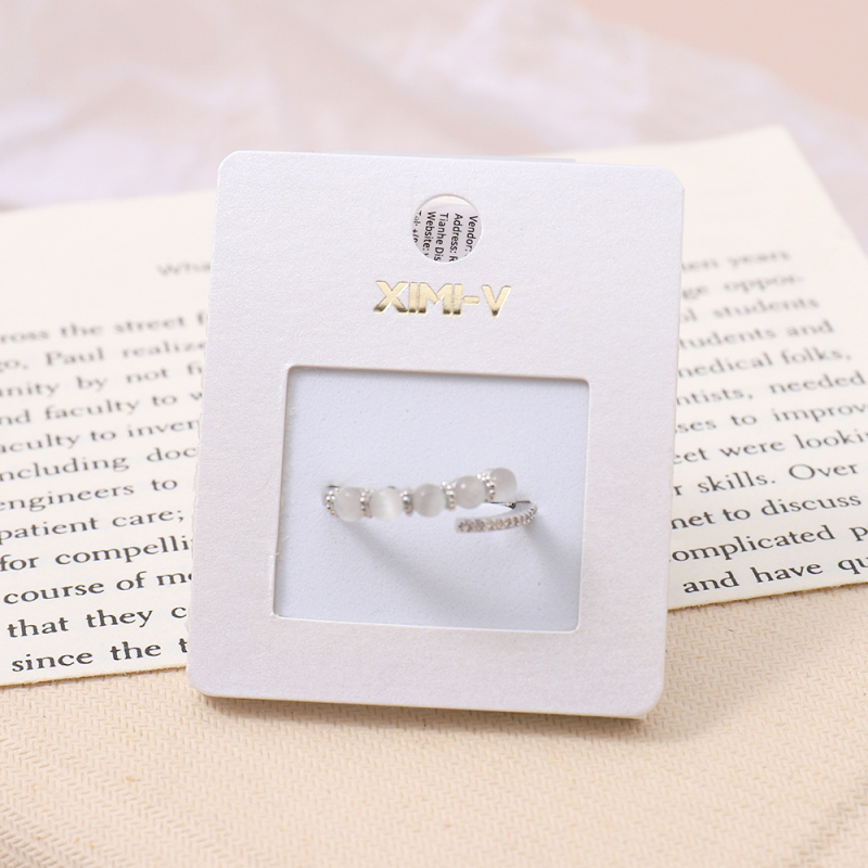 خاتم مفتوح معدني بسيط مناسب لكل الإطلالات رقم 14