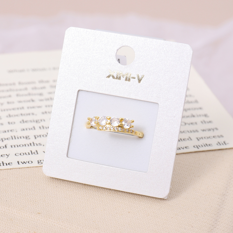 خاتم مفتوح معدني بسيط مناسب لكل الإطلالات رقم 15