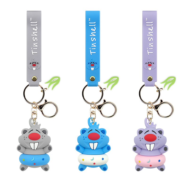 سلسلة مفاتيح هامستر بحلقة سباحة