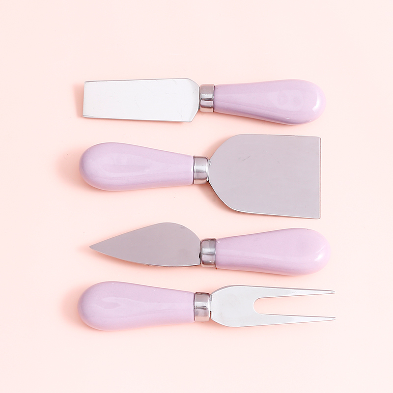 طقم سكاكين جبن (بنفسجي)