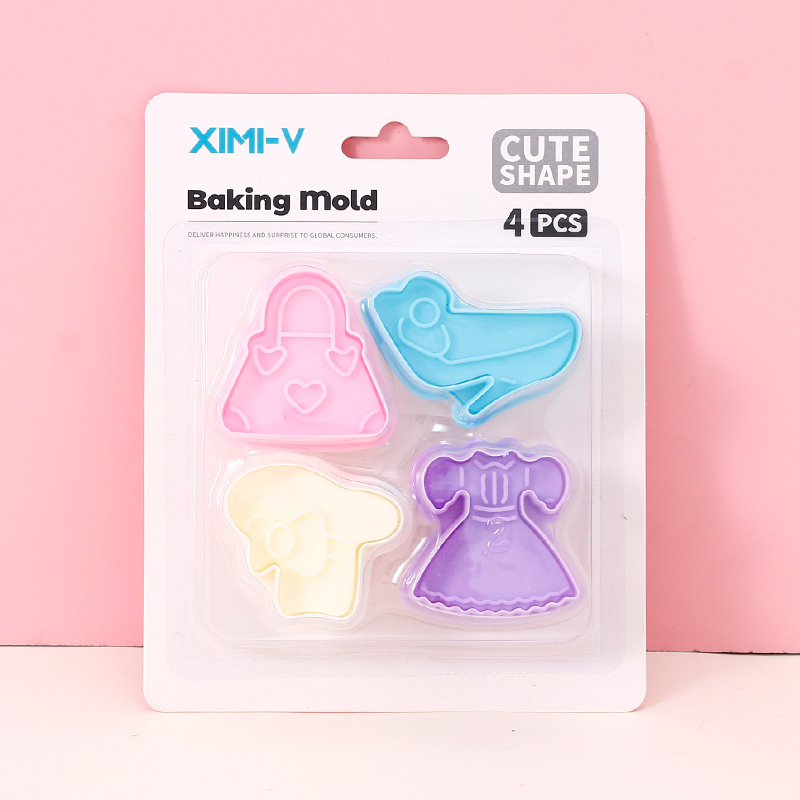 قالب كيك للفتيات 4 قطع