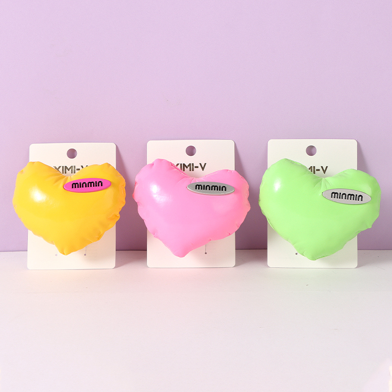 مشبك شعر على شكل قلب ستايل الدوبامين