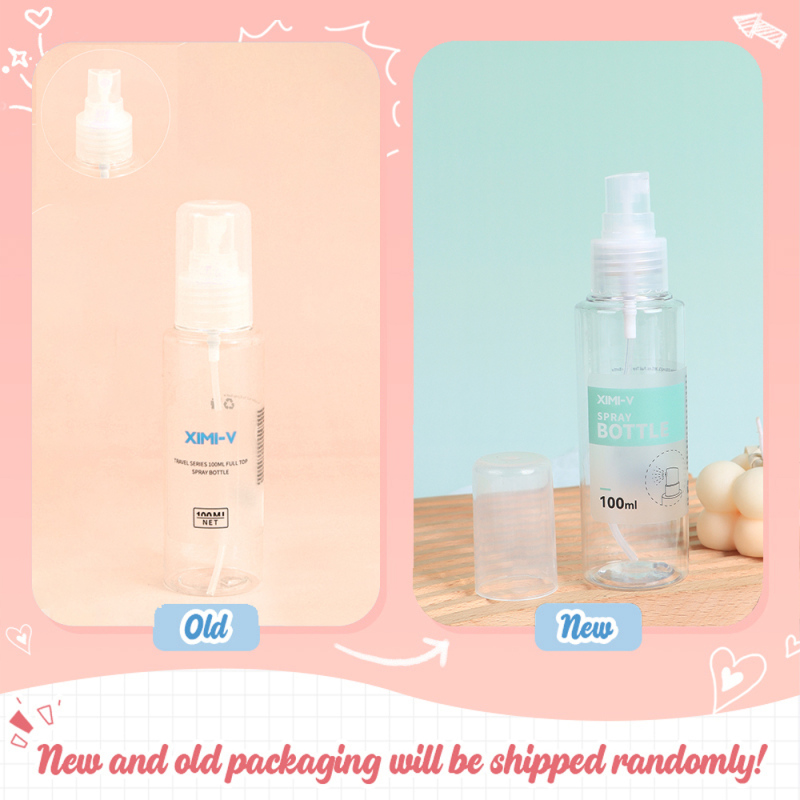 زجاجة رذاذ علوية كاملة 100 مل سلسلة السفر