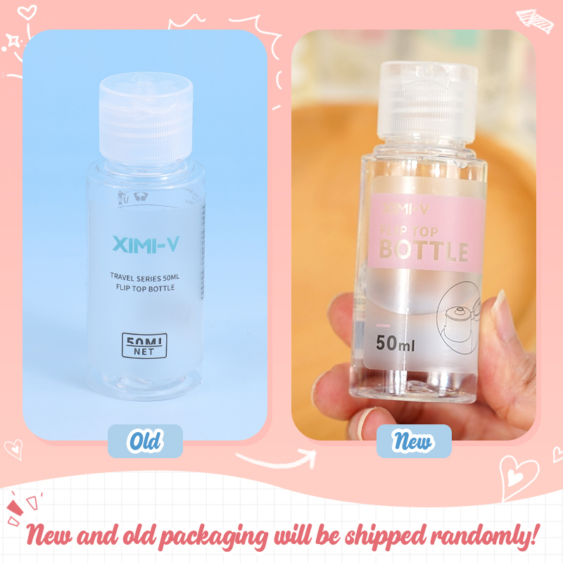 زجاجة غطاء قلاب 50مل سلسلة السفر