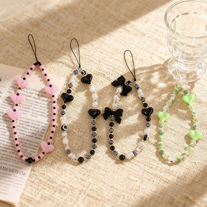 سلسلة مفاتيح خرز مزخرفة جديدة للربيع والصيف #4