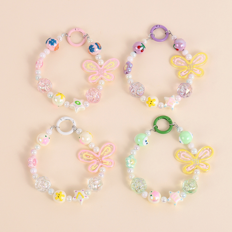 سلسلة مفاتيح خرز مزخرفة جديدة للربيع والصيف #33