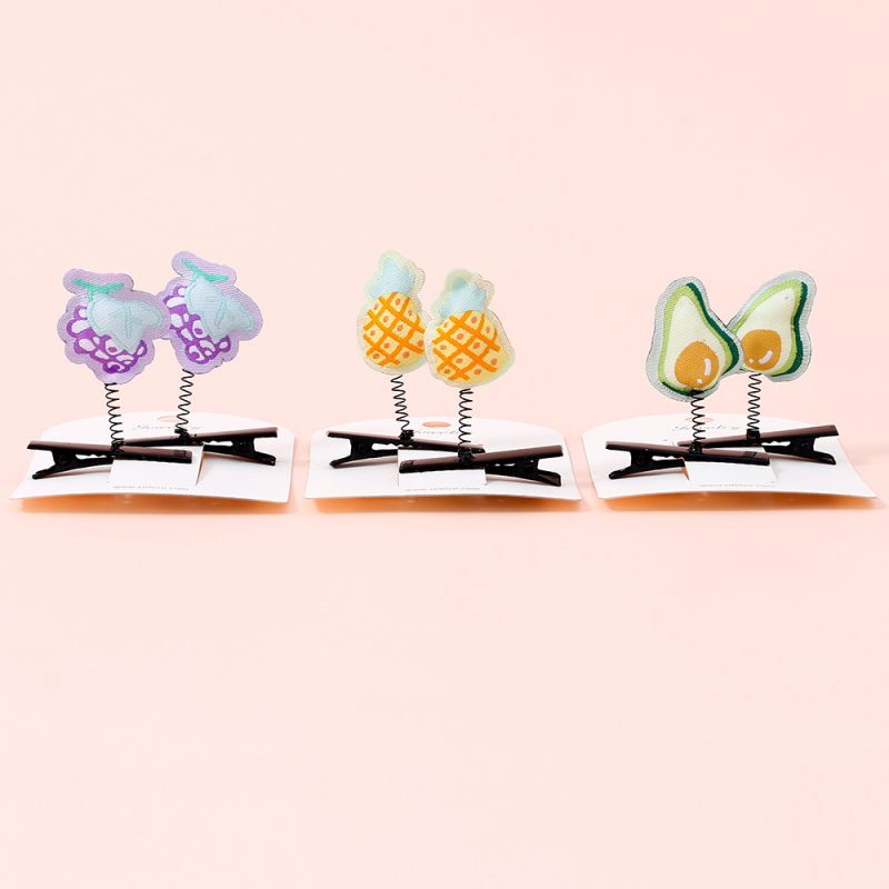 مشابك شعر ربيعية للفتيات سلسلة الربيع والصيف زوج واحد