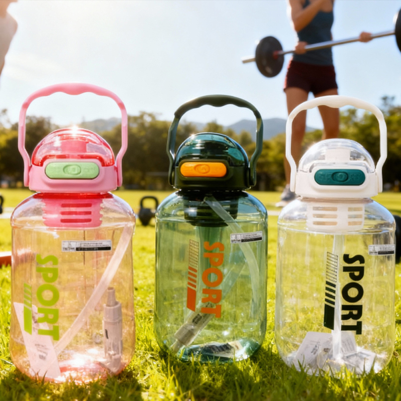 كوب بلاستيك رياضي أساسي كبير جدًا