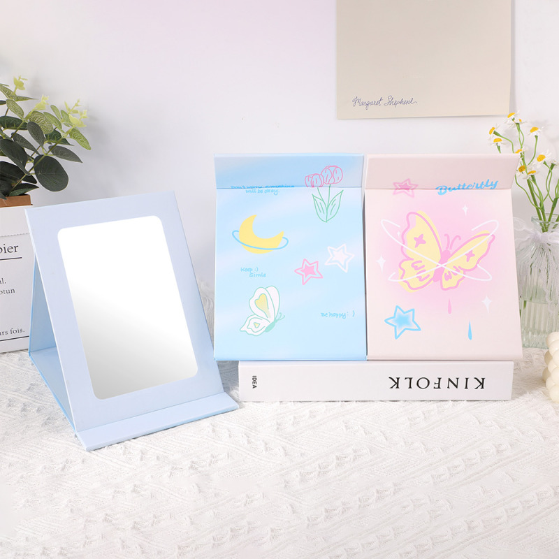 مرآة طاولة قابلة للطي فراشة الربيع (صغيرة)