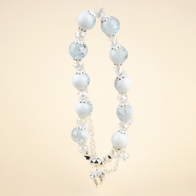 سوار خرز شفاف أنيق