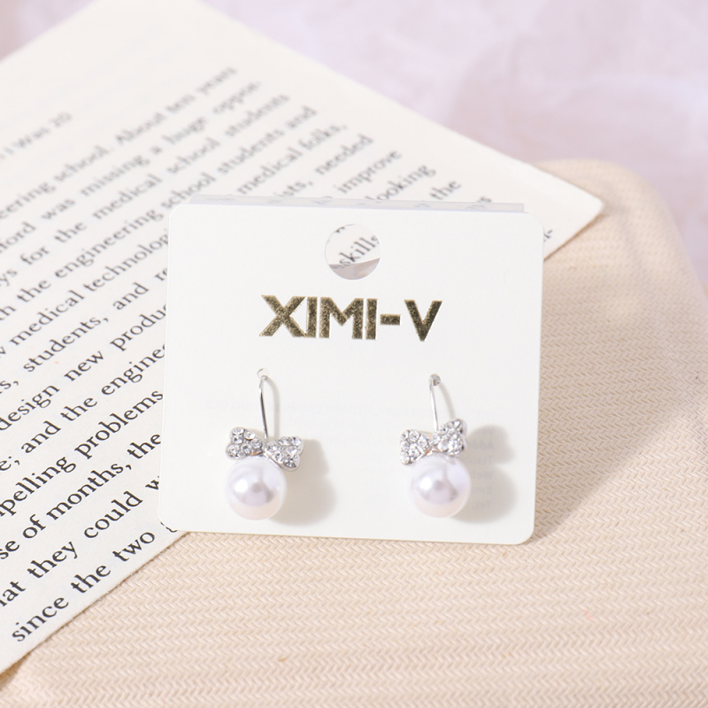 أقراط لؤلؤ إحساس فاخر أنيق رقم 02