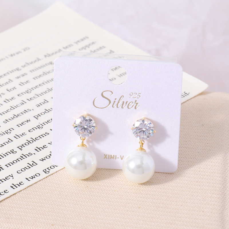 أقراط لؤلؤ أنيقة شعبية رقم 03